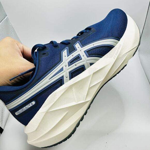 Size 9 - ASICS NOVABLAST 5 ATC 1011C027 400 Indigo Blue Seal Grey Men’s Shoes - Picture 6 of 8